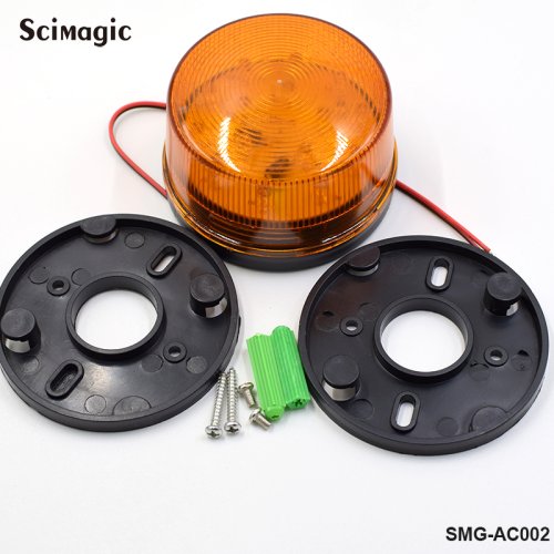 Afbeelding van LED Knipperlicht met Strobe Signaal 12V/24V – Veiligheidsalarmlamp voor Schuif- en Swingpoorten