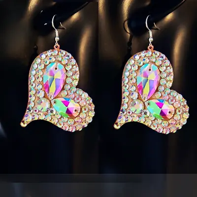 Image de Boucles d'oreilles de danse du ventre luxueuses
