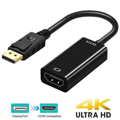 Afbeelding van 4K DisplayPort naar HDMI Adapter - Eenvoudige Verbinding voor TV en PC