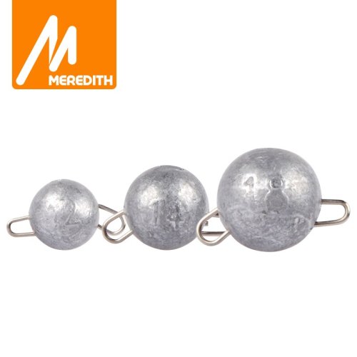 Image of Meredith Hook Aggravated Jig Head with Deep Water Bullet Weight – Premium Soft Lure Bait for Effective Fishing Tackle