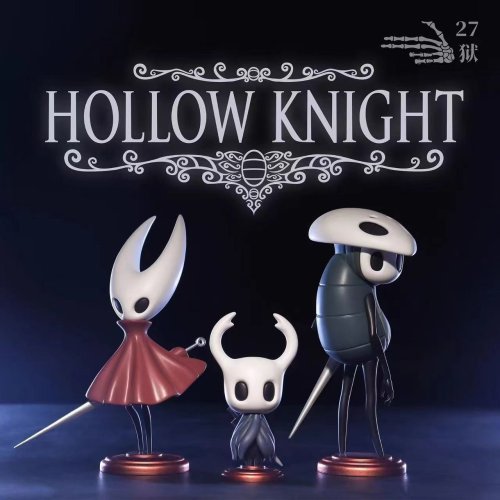 Afbeelding van 3 stks/set Hollow Knight Anime Figuur GK Game Anime Beeldje Action Figure Model PVC Decoratie Ornament Collectible Speelgoed