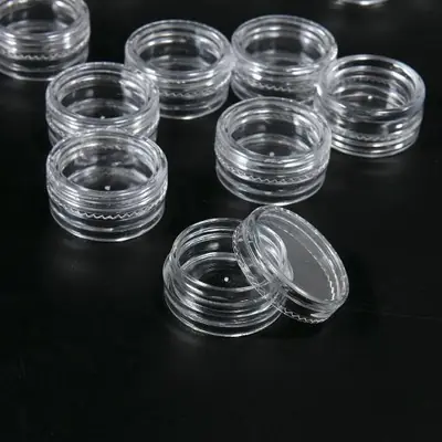 Image de Boîtes de Rangement Transparentes pour Perles et Bijoux