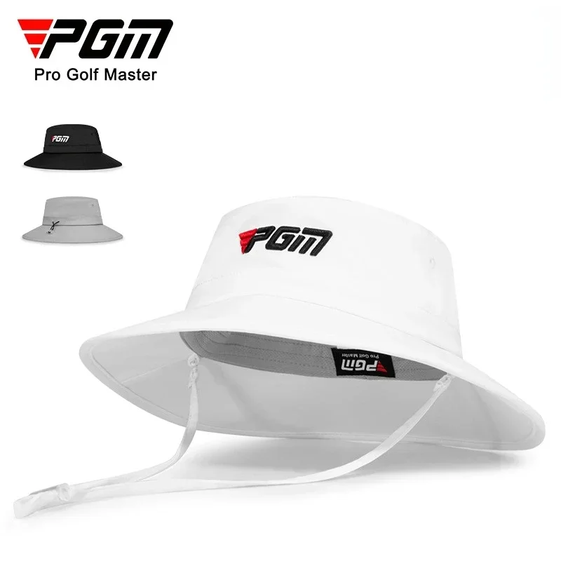Imagen de PGM-Sombrero de Golf ajustable para hombre, gorros de cuerda a prueba de viento, cintura, banda absorbente de sudor, sombreros de pescador, MZ059