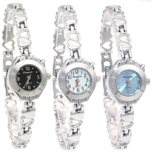 Imagen de Reloj de cuarzo Retro, relojes de pulsera romanos clásicos para mujer, reloj de pulsera plateado de alta calidad, reloj femenino Vintage