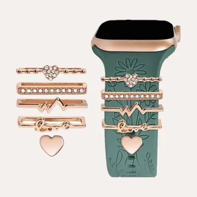 Image de Bracelet Montre Strass & Breloques - Accessoire Mignon pour iWatch