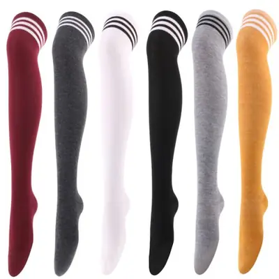 Image de Chaussettes longues sexy à rayures - Nouvelle collection 2023