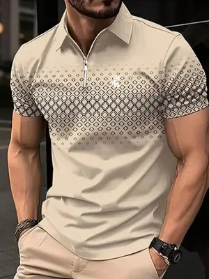 Image de Polo Homme 3D - Style Urbain & Sportif