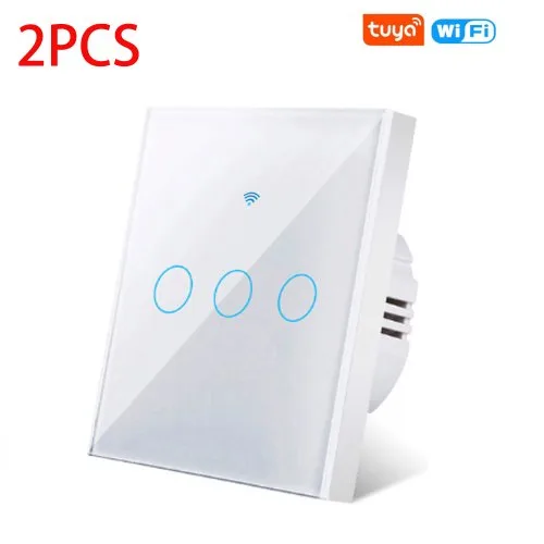 Wit 3 gang 2PCS