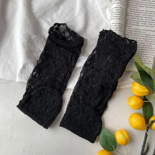 Image de Chaussettes Lolita Dentelle Florale - Style Rétro Mignon