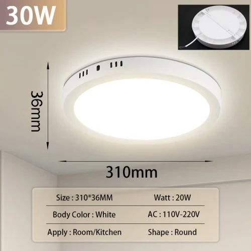 Rotondo bianco 30W