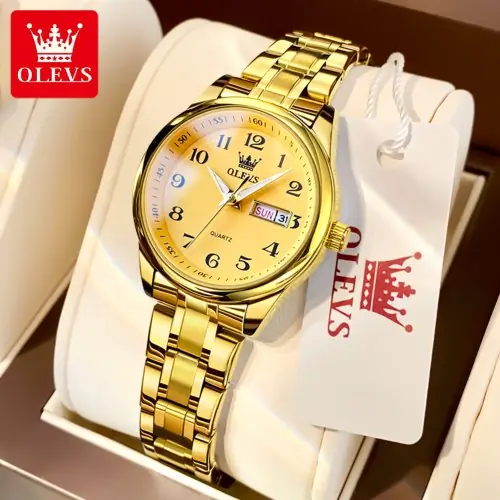 Image de Montre Femme Luxe Acier Inoxydable - Élégante & Étanche