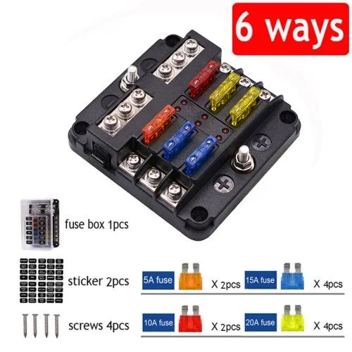 6 wege Sicherung Box