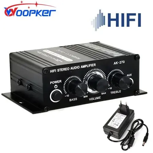 Image de Ampli HIFI AK-270 2.0 - Son Stéréo Puissant pour Home Cinéma