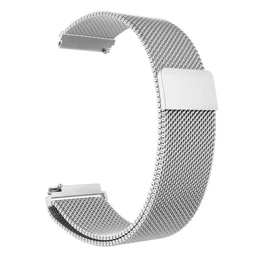 Afbeelding van 20/22 mm magnetische Milanese band voor Samsung Galaxy Watch 7 6 5 4 40 44 mm Gear S3 roestvrijstalen band voor Huawei 4 GT3 armband