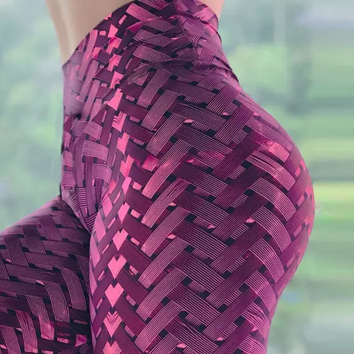 Image de Leggings de Sport Femme - Taille Haute & Imprimé