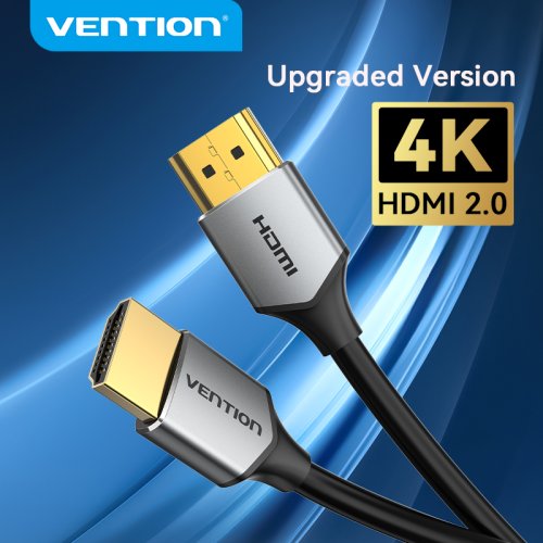 Afbeelding van HDMI-kabel compatibel met Ultra HD 4K, slimme HD-splitserset met kabel voor PS4, PS3, projector, HDTV, Xbox, Nintendo Switch, 3D en HDMI 2.0 audio