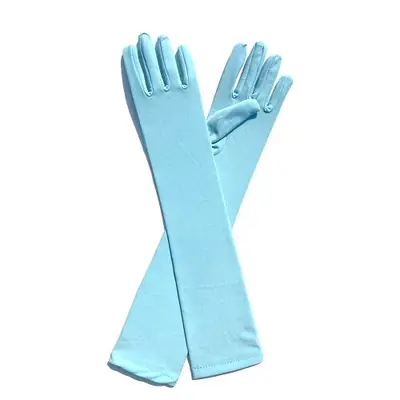 Image de Gants Longs Élégants en Soie de Lait