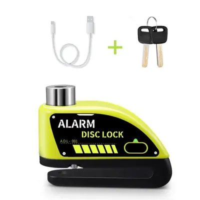 Image de Alarme Antivol Vélo & Moto 120dB - Serrure Rechargeable