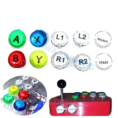 Image de Boutons Poussoir 30mm pour Joystick Arcade - Pack de 10
