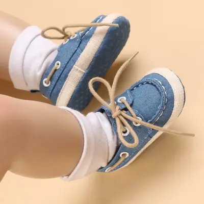 Image de Chaussures Bébé Mocassins Souple Anti-Dérapant