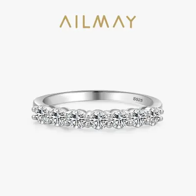 Image de Anneaux en Argent Sterling 925 avec Zircone Cubique - Élégance Intemporelle