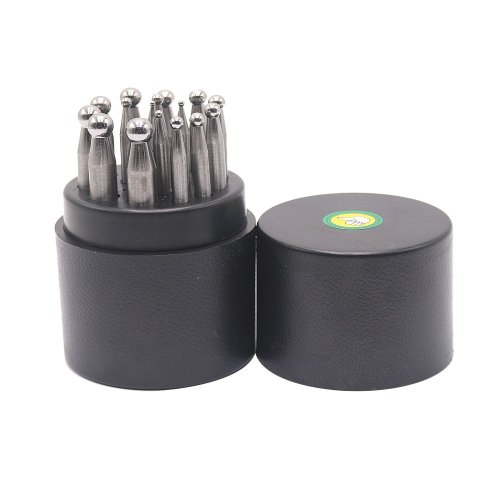 Image de Outils de Poinçonnage pour Bijoux - Tête Ronde en Or, Argent, Cuivre
