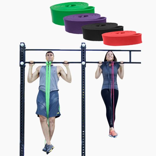 Bild von Elastischer Fitness-Widerstandsgürtel für Pull-Ups – Universell für Herren und Damen zum Krafttraining im Gym, Pilates und Heimfitness