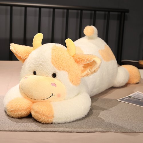 Afbeelding van Hot 1pc 90cm Mooie Melk Koe Knuffels Cartoon Knuffeldier Vee Poppen Slapen Kussen Voor Baby meisjes Verjaardagscadeautjes