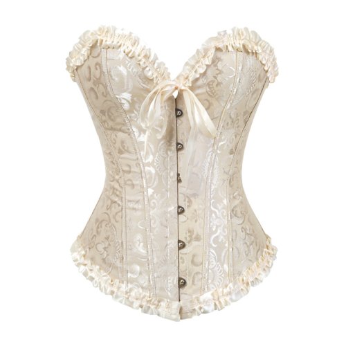 Immagine di Corsetto Vintage Overbust Donna – Eleganza Vittoriana in Lingerie