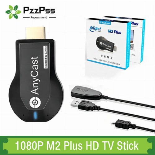 Image of 1080p HD TV Stick with Wi-Fi Display, Miracast, AirPlay & DLNA – Wireless Screen Mirror for iOS, Android, and Smart Devices