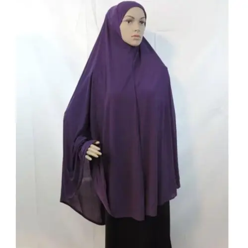 Image de Hijab Oversize Khimar en Jersey - Élégance & Confort
