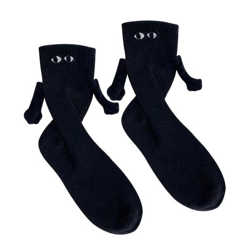 Imagen de Calcetines magnéticos para sujetar la mano, calcetines de colores dopamina, divertidos hombres para ...