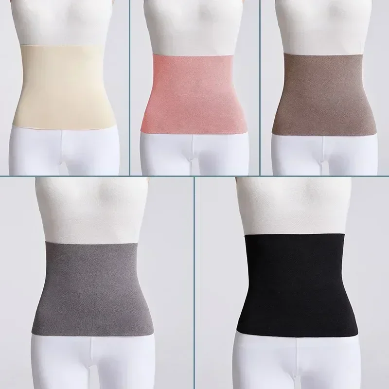Image of Natural Elastic Cotton Thermal Waist Support for Men and Women – Abdomen & Back Pressure Warmer, Inner Wear Cummerbund with Stoma Bag Support
