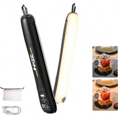 Bild von Tragbares aufblasbares TPU-Luftschlauch-Fülllicht für den Außenbereich, wiederaufladbar, 15 W, zweifarbig, N52, magnetisch, 2700 K–6500 K, für Fotografie, Live-Streaming