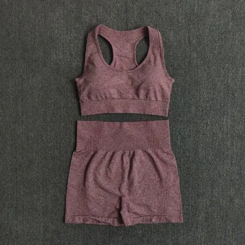Soutien-gorge shorts bordeaux