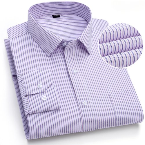 Image de Chemise Homme Coton Coupe Cintrée - Style Élégant & Décontracté