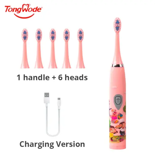 Image de Brosse à Dents Électrique Enfant - Colorée & Rechargeable