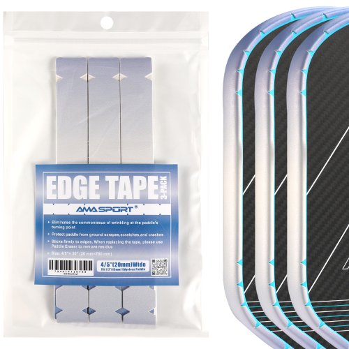 Imagen de AMASPORT Cinta de protección de paleta de Pickleball 20 mm/23 mm/26 mm para cinta Euard de borde de Pickleball azul marino de 13 mm/16 mm/19 mm