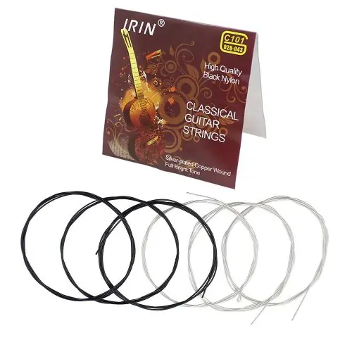 Image de Cordes de Guitare Classique en Nylon - Pack de 6