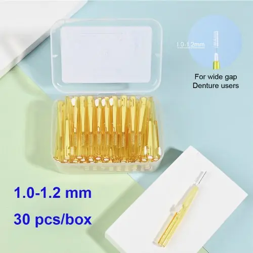 Image de Brosse Interdentaire Orthodontique - Kit de Nettoyage Dentaire 30 Pièces
