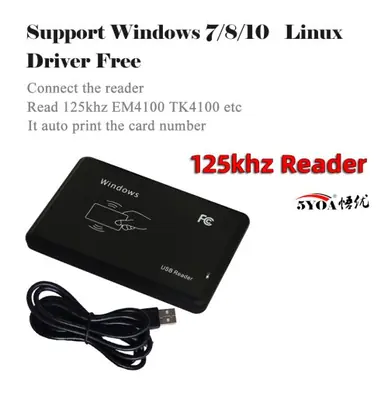 Image de Lecteur RFID Intelligent 125kHz & 13.56MHz - USB