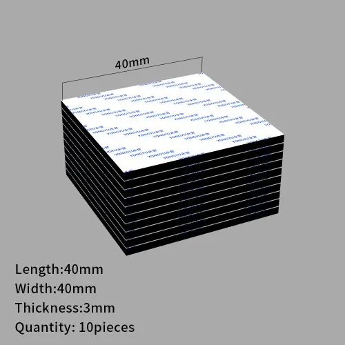 Vierkant 40X40mm 10pcs