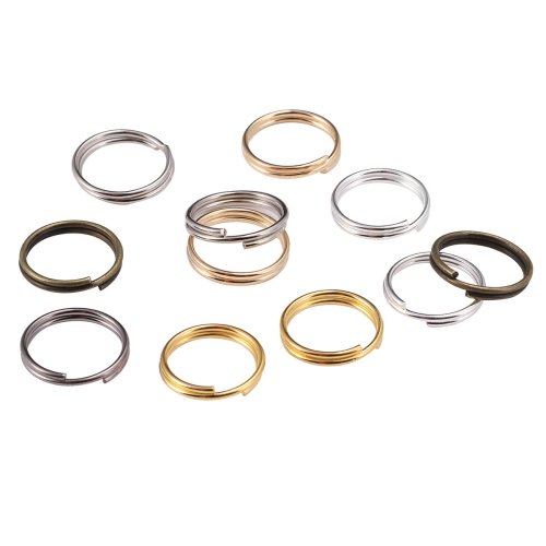 Image of Premium Open Jump Rings in 4mm, 6mm, 8mm, 10mm, 12mm – 200-Piece Assorted Lot for DIY Jewelry Making & Crafting Projects