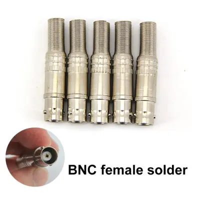 Image de Connecteur BNC 75 Ohm pour Vidéosurveillance - Adaptateur à Souder