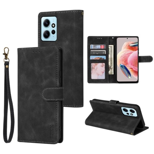Afbeelding van Portemonnee Huidvriendelijke kaartstandaard Magnetische flip lederen tas voor Xiaomi Redmi 14C 13 13C 12C 10 10C 9 9A 9C NFC 9T 8 7A A1 A2 Plus