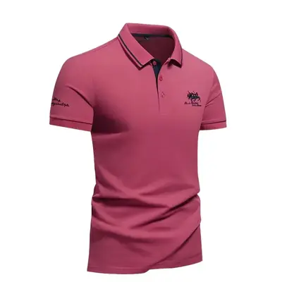 Image de Polo Homme Brodé Streetwear Été