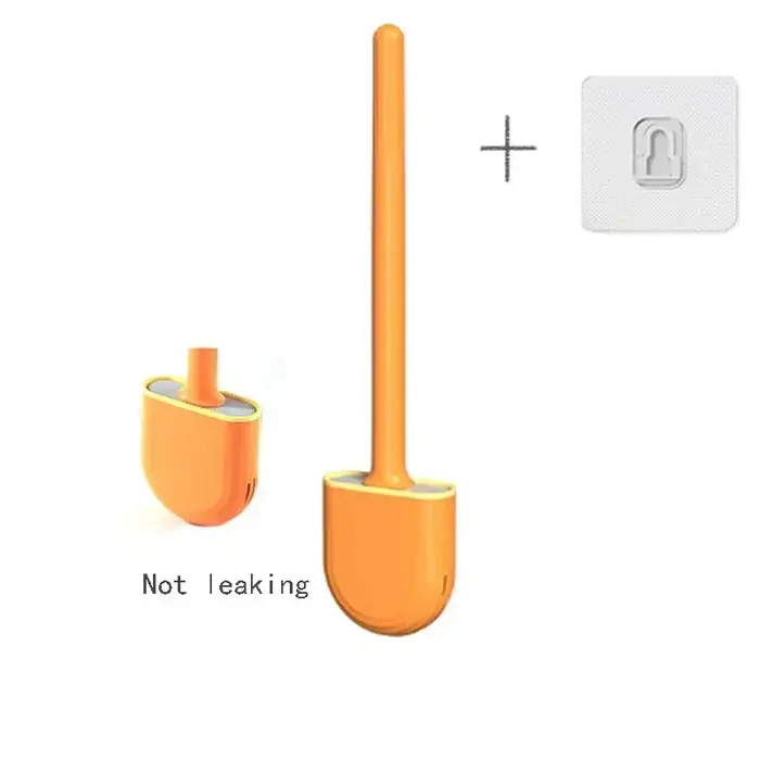 Image de Brosse WC Silicone Flexible - Nettoyage Hygiénique & Pratique