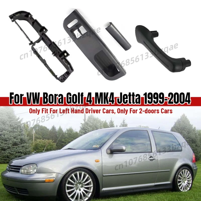 Imagen de Manija de Agarre de Puerta Interior con Panel de Cubierta del Interruptor de Ventana para Volkswagen Bora, Golf 4 MK4, Jetta (1999-2004) - LHD
