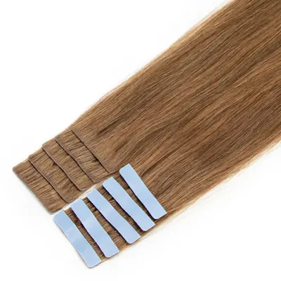 Image de Extensions de Cheveux Humains Sans Couture - Bande Invisible