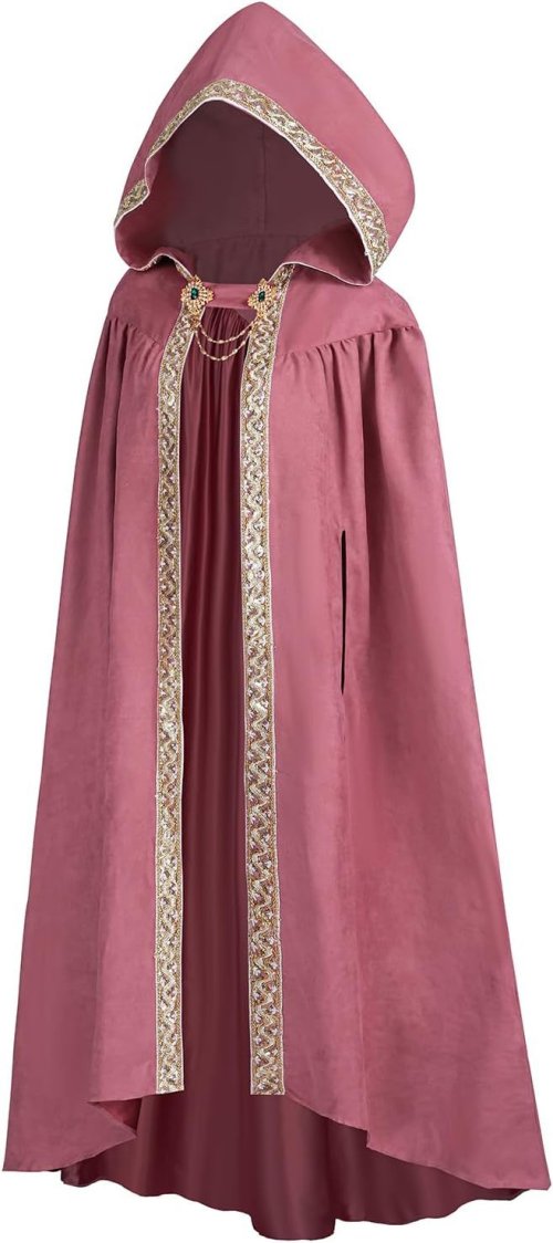 Afbeelding van Middeleeuwse Kanten Kapmantel - Retro Pastorale Cosplay Jas